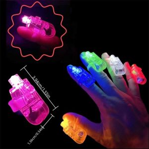 50/100pcs LED Finger light for National Day decoration (Built-in Battery) Festival for decor kid Birthday Props light