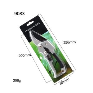 QBLADE Gunting Dahan Gunting Ranting 9083 Hitam Silver