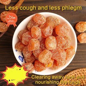 【1/2Pcs】100g Licorice kumquat for relieving cough and reducing phlegm Licorice kumquat rock sugar kumquat dried and refreshing small kumquat preserved ready-to-eat candied fruit