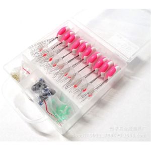 1 Hộp Hồng Gồm 10 Bộ Phụ Kiện Dùng Làm Trục Thẻo Câu Đài