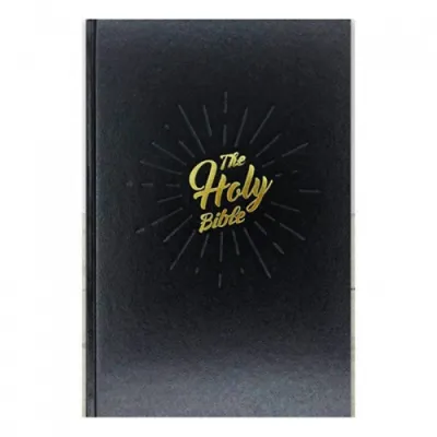 Bible: NIV New International Version Hardcover Black