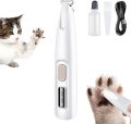 2024 Upgrade Micro Precision Trimmer, MultifunctionalHair Clippers with LED Light, Low Noise Waterproof Rechargeable Paw Trimmer for Paws, Ears, Rump, Face, Eyes. 