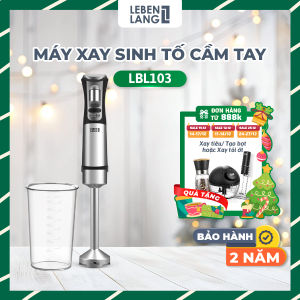 Máy xay sinh tố cầm tay đa năng Lebenlang LBL104 1200W 800ml lưỡi dao inox 4 cánh - bảo hành 2 năm