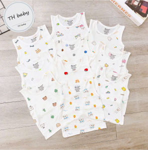 Combo 3 5 áo ba lỗ cho bé chất thun lạnh in họa tiết dễ thương đáng yêu đủ size từ 5-15kg
