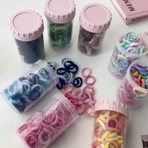 Colorful hair ropes high-quality lace hair ropes elastic hair bands childrens hair accessories.