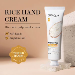 【Super low price】30g Rice Hand Cream Volumizing Rejuvenating Ultra Wrinkles Nourishing Moisturizing Refreshing Non-Greasy Face Hand Care Cream