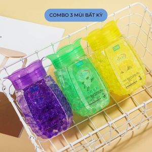 Sáp thơm phòng khử mùi 270G để Phòng ngủ Tủ quần áo Nhà vệ sinh chống ẩm mốc- Combo 3 chai