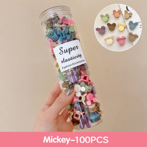Bevavar Jepit Rambut Mini 100 PCS Jepitan Poni Rambut Jepit Doff Baby Hair Clips Free Box