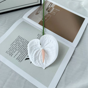 3D Printing Anthurium Simulation Flower Wedding Home Decoration Simulation Green Plant Flower
