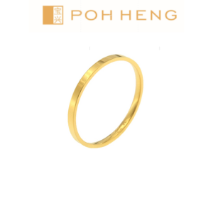 Poh Heng Jewellery 22K Adore Band in Yellow Gold[Price By Weight]