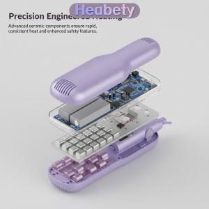 Heabety Professional Volumizing Ceramic Hair Iron For Thicker Hair Or Larger Lasting Hair Volume Fluffy Hair Straightener Crimping Tool