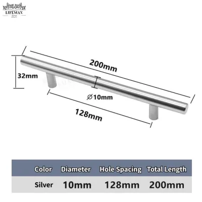 [SG Seller]Stainless Steel Pull Knob cabinet knobs Kitchen Handle Cupboard Drawe Door Cabinet T Bar Hand