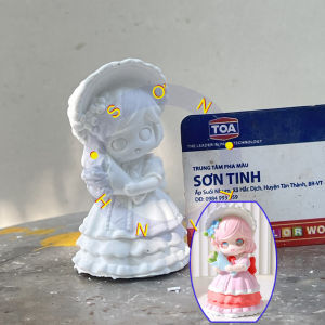 Tượng tô cao cấp CÔ GÁI DỄ THƯƠNG (tượng thạch cao không kèm màu)