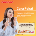 Enervon-C Tablet Vitamin C dan B Complex Isi 48 Tablet (12 Strips x 4 Tablet). 