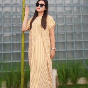 Daster kekinian terbaru Rayon Salur Panjang-Vilmei