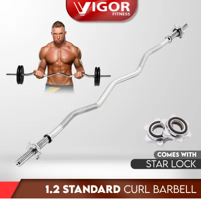 1.2M Standard Ez Curl Barbell Ez Curl Bar