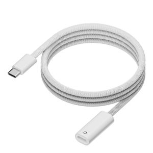 LITTLEX 50/100cm Pencil Charger Adapter Nylon Plug and Play USB Type-C to Pencil Converter Charging Connector for Apple Pencil 1st Generation for iPad 10/11th Gen