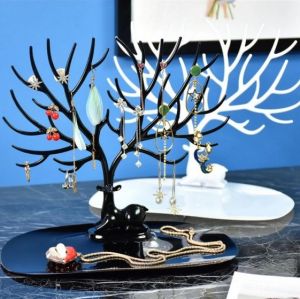 Rak Perhiasan Dekorasi Serbaguna Tempat Peryimpanan Kalung Cincin Anting Kunci Rak Organizer Model Rusa