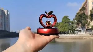 Solar Car Heart-Shaped Aromatherapy Seat Car Decoration Perfume Light Sense Helicopter Interior Car Supplies