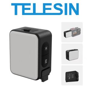 TELESIN Magnetic Quick Release Mini LED Fill Light for DJI Osmo Action 5 Pro / 4 / 3