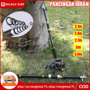 (dalam Stok Dikirim Dari Jakarta) 2.1m 2.4m 2.7m 3m 3.6m 5 Lapisan Kekokohan JORAN PANCING IKAN LAUT / ALAT PANCING IKAN / FISHING ROD / PANCINGAN JORAN / PANCINGAN BELUT / PANCINGAN IKAN / ALAT TANGKAP IKAN / BAIT CASTING JORAN / JORAN MURAH