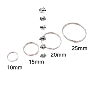 DOUBLE LOOP JUMP RINGS/ SPLIT RINGS FOR DIY CRAFT MAKING