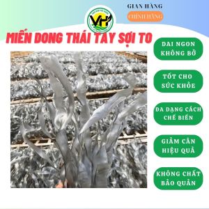 Miến dong thái tay sợi to 1kg miến dong sợi to miến dong điện biên