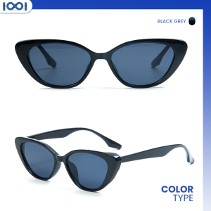 IOOI Eyewear - Kacamata Hitam Cat Eye Sunglasses Retro PC UV Protection Wanita 839