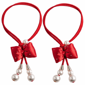 MAOMEI 2pcs Hiện đại Dây buộc rèm nơ Có thể điều chỉnh. Tối giản Dây giữ rèm Tinh tế  dây chuyền ngọc trai Dây buộc rèm Rèm cửa mỏng nhẹ.