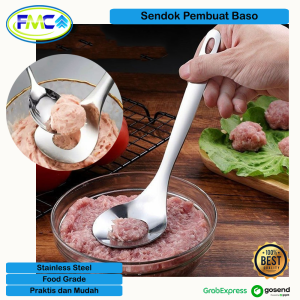 Sendok Cetakan Bakso Stainless Anti Karat Pembuat Adonan Baso Praktis Spoon Food Grade Praktis