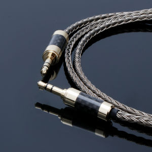 Dây tai nghe cao cấp 16 Core - Lõi đồng mạ bạc 7N OCC đầu nối 3.5mm stereo mini TRS