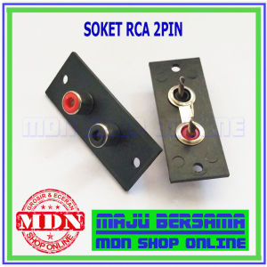 Soket rca 2 pin body harga 5 pcs