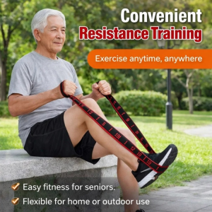 Middle-aged And Elderly People Strengthen Waist And Legs Resistance Band Elastic Exercise Band Butt Muscle Build Strength