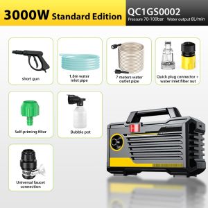 SOARFLY Water Jet 3000W Car High Pressure Cleaner High Pressure Portable Water Jet Wash Machine 220V Water Spray Air Pump Cordless Water Jet