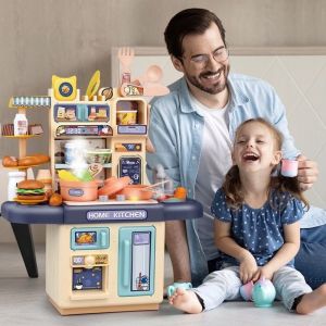 PASAR ASEMKA13 -  Mainan Anak DREAM KITCHEN HOME KITCHEN House Kitchen Cook Set Lampligh