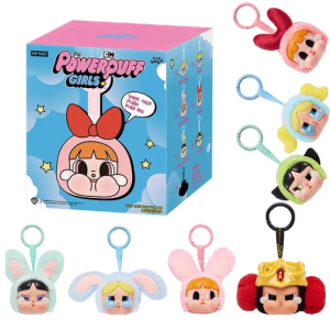 Pop MART POP MART CRYBABY Powerpuff Girls Series ไวนิล Face Plush Mystery กล ่ องสําหรับของขวัญวันเกิด Toys/ เครื ่ องประดับ / ของขวัญวันเกิด / สติ ๊ กเกอร ์ ตู ้
