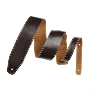 G99D Adjustable Leather Guitar Strap Thicken Shoulder Belt Electric Guitar Strap Belt2026