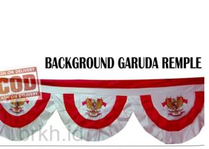 Bendera bekron Garuda 10 Gelombang