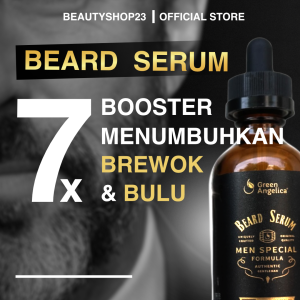 "  BEST SELLER "- Beard Serum Penumbuh Brewok Alis Kumis Jenggot Bulu Mata Bulu Dada Segala Bulu Cepat Permanent Alami Beautyshop23