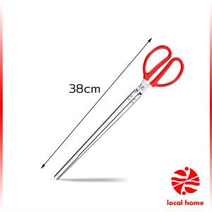 Thaihome คีมจับสัตว์น้ำ หรือคีบปิ้งย่าง คีมสแตนเลส ขนาด 38cm/52cm/68cm ใช้งานง่าย ป้องกันการลื่น Long-handled Clip