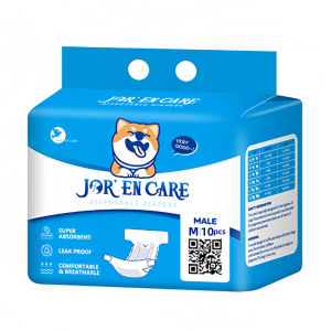 30PCS Pet Dog Diapers Physiological Pants Disposable Male Female Leak-proof Absorbent Puppy Diaper（10 tablets/pack）