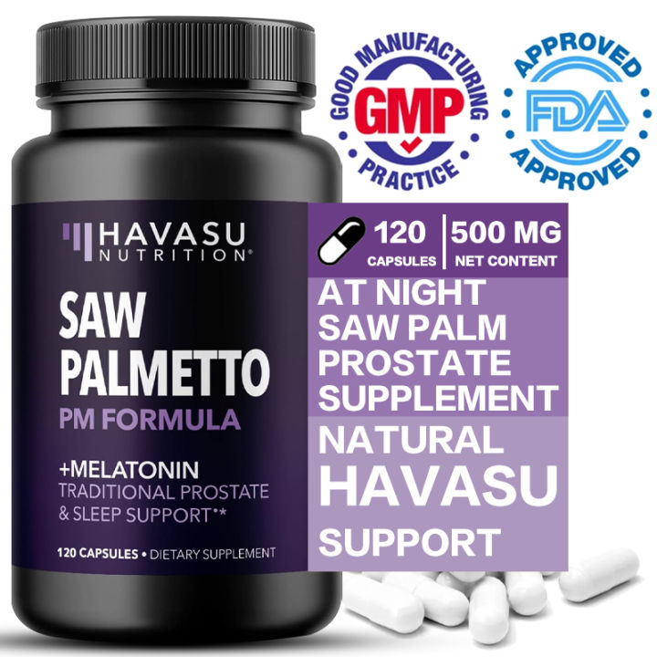 Potent Garden Saw Palmetto 500 mg Prostate Supplements for Men