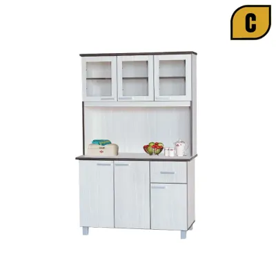 Living Mall Cora 3-Door Series Tall Kitchen Cabinet with Drawer in 10 Designs
