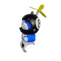 BENNETTGC Car Cartoon Helmet Propeller Doraemon Decorations Doll. 