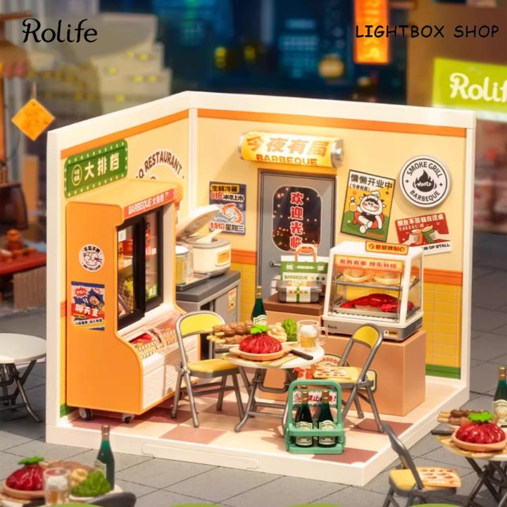 Rolife DW022 Super Creator. Mô Hình Nhà Gỗ DIY Tiệm Nướng Hong Kong. Có ...