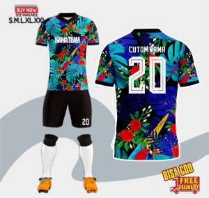 JERSEY PRINTING BOLA BAJU JERSEY FUTSAL JERSEY BADMINTON JERSEY VOLLY BISA CUSTOM SATUAN
