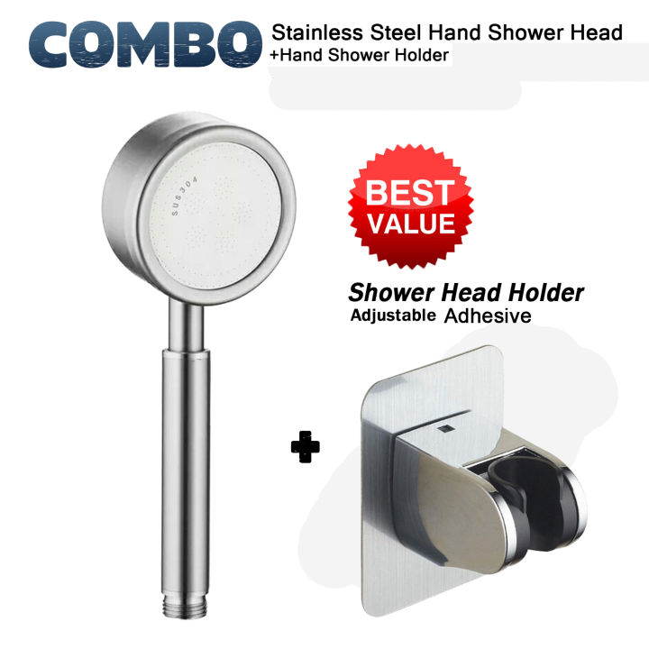 DL304300SS SUS 304 Stainless Steel High Pressure Bathroom Hand Shower