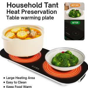 Nonslip foot mat hot plate Insulated chopping board multifunction Highly efficient heat generation Stainless steel antiscald hot plate