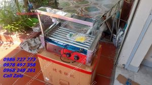 Lò nướng xúc xích 7 thanh 10 thanh kính cong bằng 2 núm vặn nhiệt đều nhất hiện nay