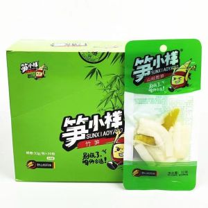 笋小样-山椒脆笋 32克x30 盒装 SUNXIAOYANG-Sichuan Pepper Crispy Bamboo Shoots 32Gx30 BOX